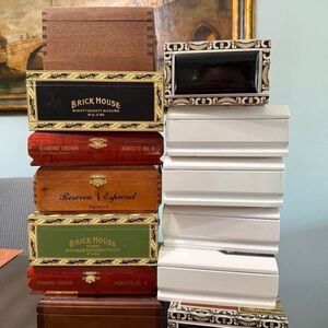 Assorted Wooden Cigar Boxes 3 for $10